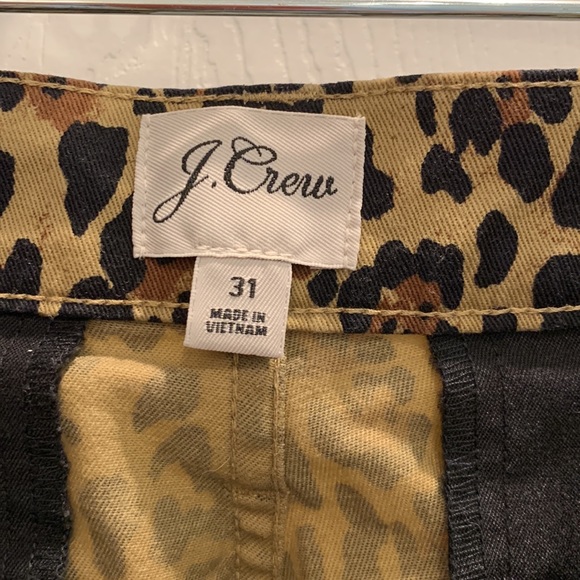 J Crew Leopard Print Pants - Picture 6 of 8